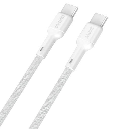 Dudao L9C Max 240W PD USB-C - USB-C Cable 1.2m - White - 1