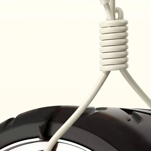 Dudao L7SCC USB-C - USB-C kábel 100W 1m - bézs - 3