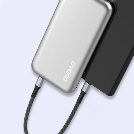 Dudao L10C USB-C - USB-C PD kábel 100W 5A 0.23m - fekete - 8