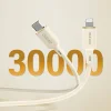 Dudao L7SF 2 az 1-ben kábel USB-C - USB-C / Lightning 100W 1.2m - bézs thumbnail