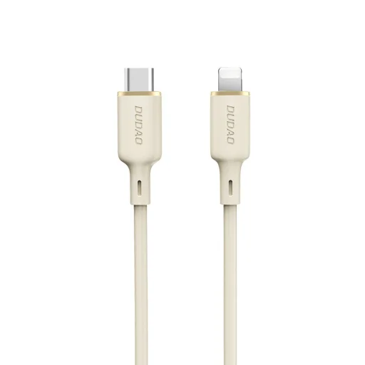 Dudao L7SCL USB-C - Lightning 30W 2m kábel - bézs - 1