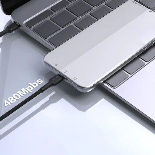 Dudao L9X 30W USB-C - Lightning Kábel 2m - Fekete - 7