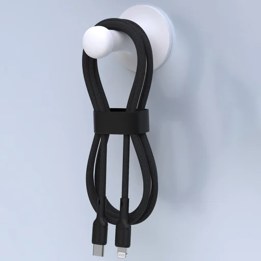 Dudao L9X 30W USB-C - Lightning Kábel 2m - Fekete - 3