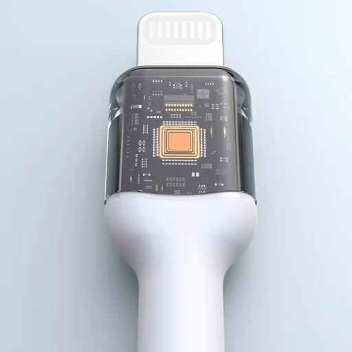 Dudao L9X 30W USB-C - Lightning Kábel 1m - Fehér - 6