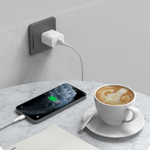 Dudao L9T 5A USB-A - USB-C kábel 1m - Fehér - 3