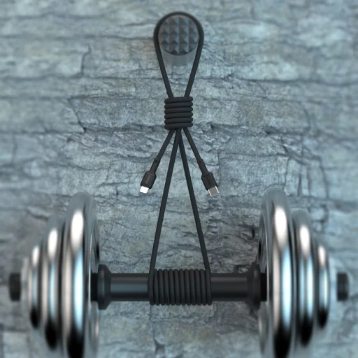 Dudao L9C Max 240W PD USB-C - USB-C kábel 1,2m - Fekete - 2