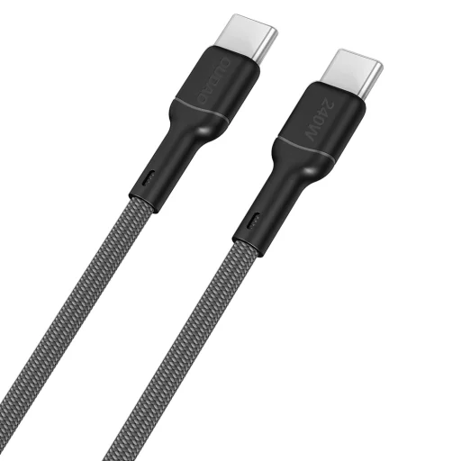 Dudao L9C Max 240W PD USB-C - USB-C kábel 1,2m - Fekete - 1