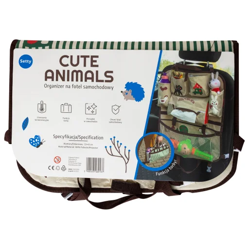 Autós rendező Setty barna - 1