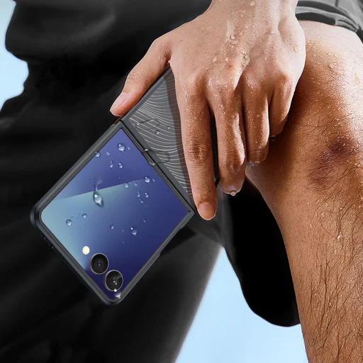 Dux Ducis Aimo tok Samsung Galaxy Z Flip7 - Fekete - 4