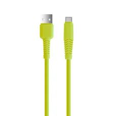 Setty USB - USB-C kábel 1,5 m 2,4A KSA-C-1.52.411 zöld
