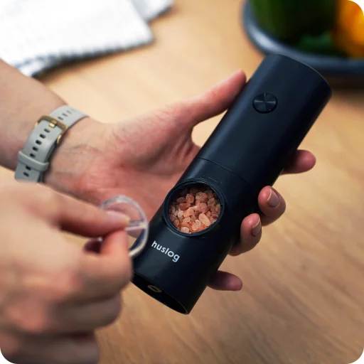 Huslog elektromos fűszerdaráló USB töltéssel 2db-os szett - 10