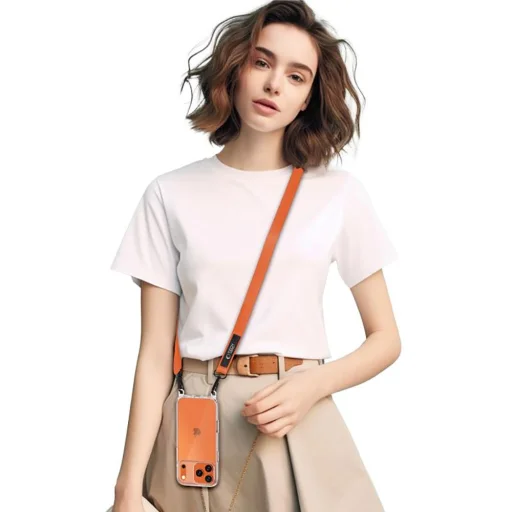 Tech-protect C6s Crossbody Kötél Kozmikus Narancssárga - 5