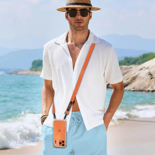 Tech-protect C6s Crossbody Kötél Kozmikus Narancssárga - 6