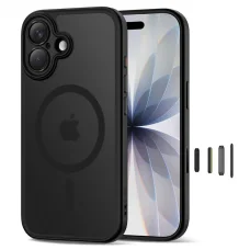 iPhone 17 Tech-protect Magpeak Magsafe CC matt fekete tok