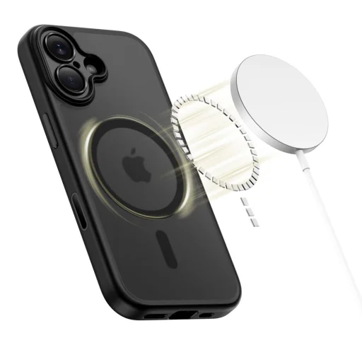 iPhone 17 Tech-protect Magpeak Magsafe CC matt fekete tok - 2
