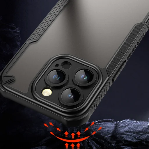 iPhone 17 Defender Matt fekete tok - 6