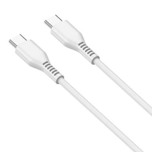 JELLICO KDS-30 USB-C - USB-C PD 60W 1M Fehér kábel - 2