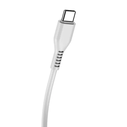 JELLICO KDS-30 USB-C - USB-C PD 60W 1M Fehér kábel - 5