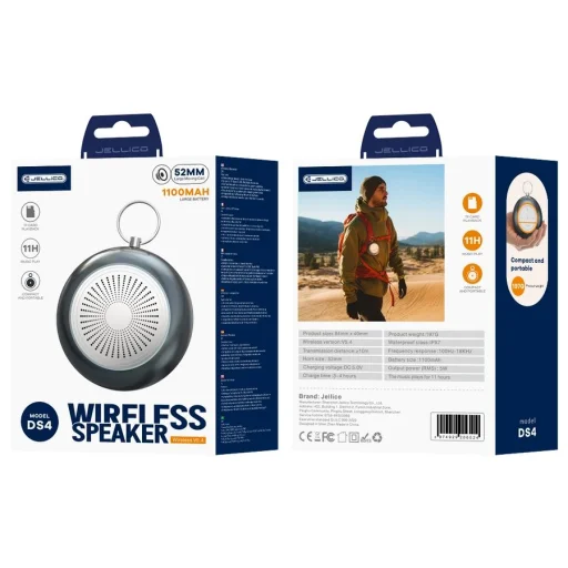 JELLICO bluetooth hangszóró DS4 Fekete - 1