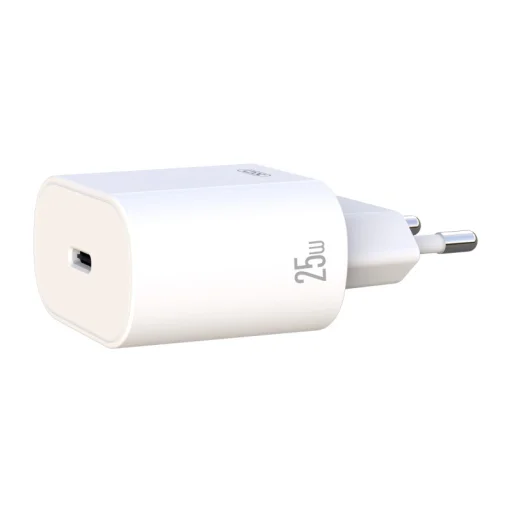 Fali töltő XO DESIGN L91, 25W, 3A, 1 x USB-C, Fehér - 2