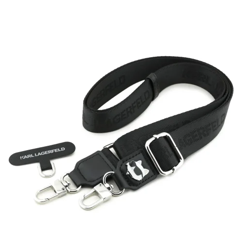 Karl Lagerfeld Univerzális Keresztpánt Choupette Patch Fekete - 1