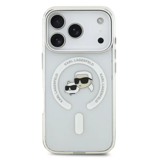 Karl Lagerfeld IML K&CH Heads Metal Frame MagSafe iPhone 17 Pro tok - 3