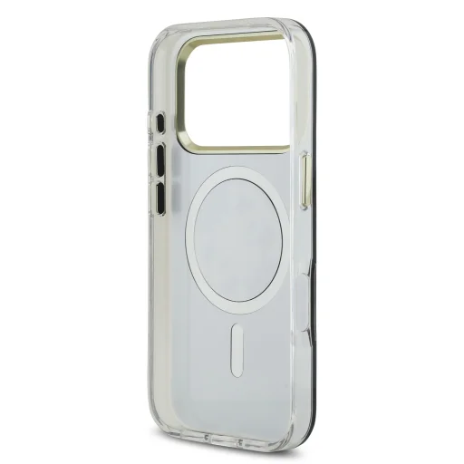 Guess PC/TPU Mirror 4G Glitter Logo MagSafe fliptok iPhone 17 Pro Max Gold tok - 6