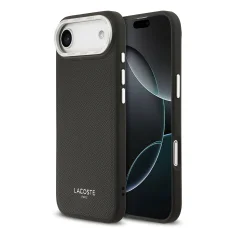 Lacoste PU Leather Champs Elysees MagSafe tok iPhone 17 Air készülékhez fekete