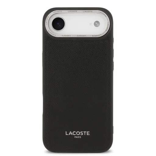 Lacoste PU Leather Champs Elysees MagSafe tok iPhone 17 Air készülékhez fekete - 3