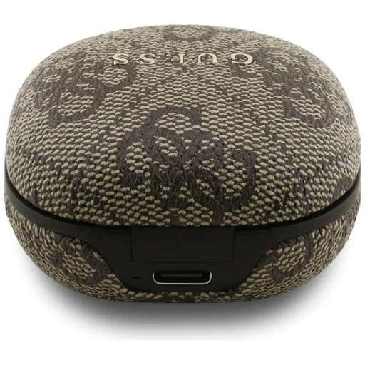 Guess PU 4G Script Logo ENC TWS Vezeték nélküli Fülhallgató Barna - 4