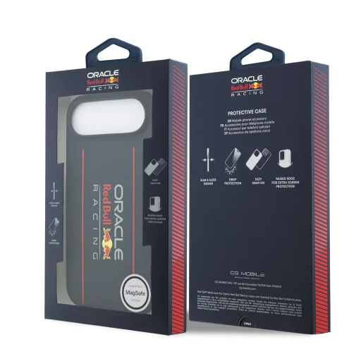  iPhone Air Sötétkék Red Bull Szilikon Függőleges Logó MagSafe tok - 7