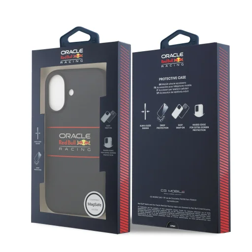  iPhone 17 Red Bull Szilikon Vízszintes Logó MagSafe tok - 7