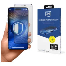 Apple iPhone 17 Pro privát üvegfólia 3MK HardGlass Matt Max Privacy