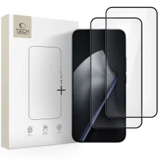 Xiaomi 15T / 15T Pro Tech-Protect Glass Fit+ 2-pack fekete üvegfólia
