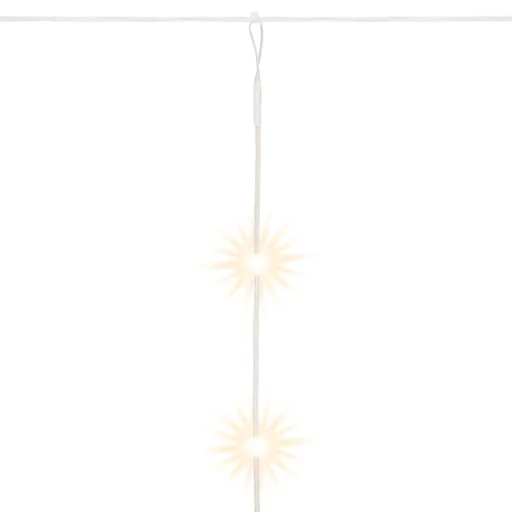 HOME KAF50DLEDWW DOT LED-es fényfüggöny, 50db melegfehér DOT LED, 81cm, állófényű, adapteres tápellátás, beltéri kivitel - 2