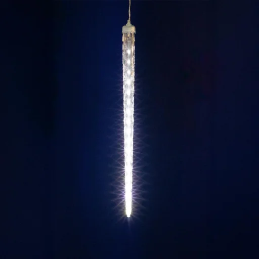 Home KJL288 jégcsap fényfüzér, 3,5m hosszú, 288db hidegfehér SMD LED, 8db jégcsap/36db LED, kül- és beltéri kivitel - 4