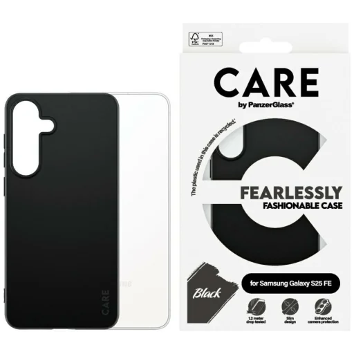 Samsung Galaxy S25 FE tok CARE by PanzerGlass Fashion fekete - 1