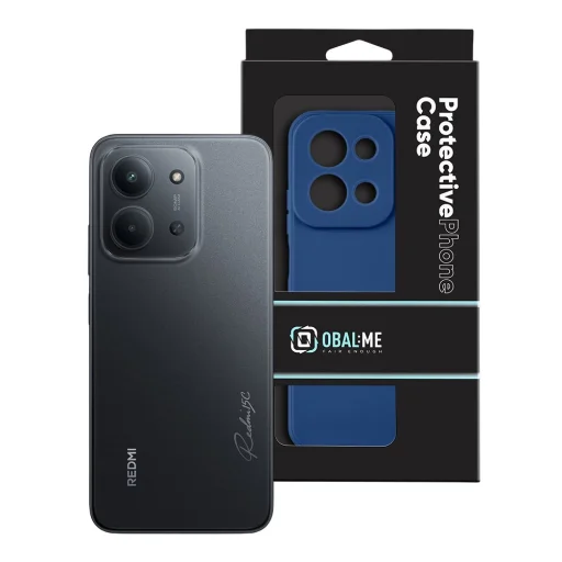 OBAL:ME Matt TPU tok Xiaomi Redmi 15C 4G/5G Sötétkék tok - 3