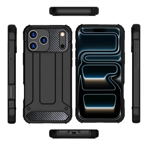 Armor Carbon tok iPhone 17 Pro Max fekete tok - 2