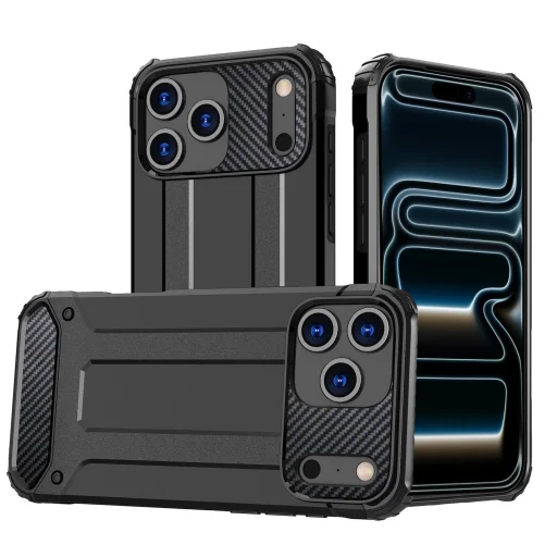 Armor Carbon tok iPhone 17 Pro Max fekete tok - 1