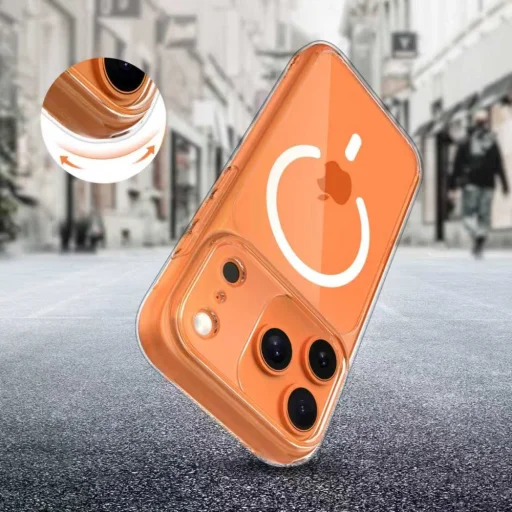 iPhone 17 Pro Átlátszó tok Tech-protect Magpeak Magsafe CC - 6