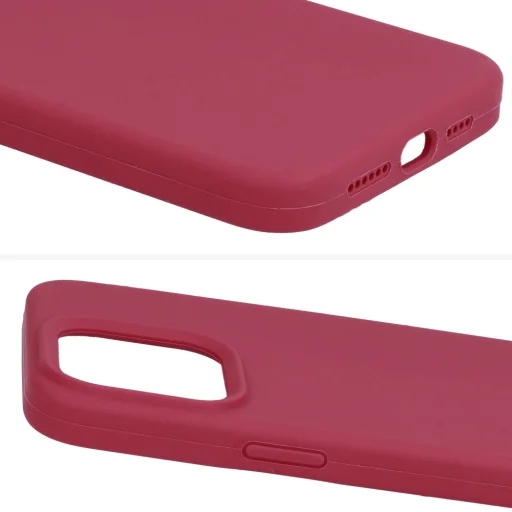  iPhone 17 Burgundi Silicone Lite tok - 5