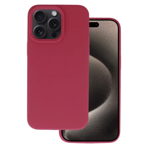  iPhone 17 Burgundi Silicone Lite tok - 1