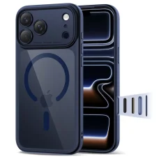 iPhone 17 Pro Tech-protect Magpeak Magsafe Cc tok mély kék/átlátszó