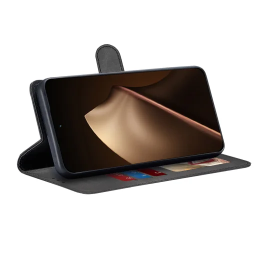 Xiaomi 15T Pro Techsuit Diary Book - Fekete tok - 2