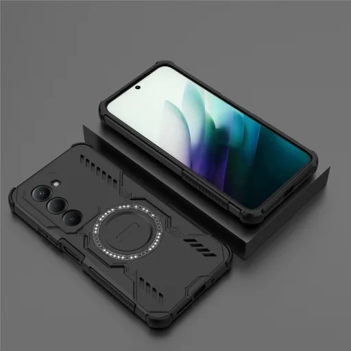 Xiaomi Redmi 15 4G / Redmi 15 5G Techsuit - ArmorMag tok - Fekete - 5