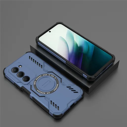 Xiaomi Redmi 15 4G / Redmi 15 5G Techsuit ArmorMag tok - Kék - 5