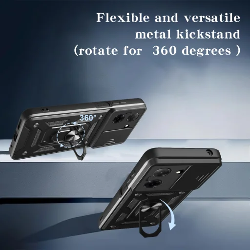 Xiaomi Redmi 15 4G / Redmi 15 5G Kék Techsuit CamShield sorozat tok - 4