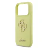Guess Liquid Silicone 4G Metal Logo tok iPhone 17 Pro sárga tok thumbnail