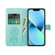 MEZZO fliptok Samsung Galaxy S25 Edge álomfogó zöld tok